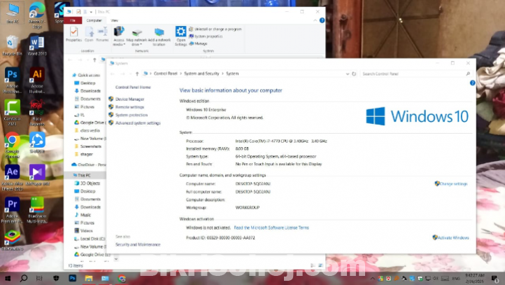 Desktop computer